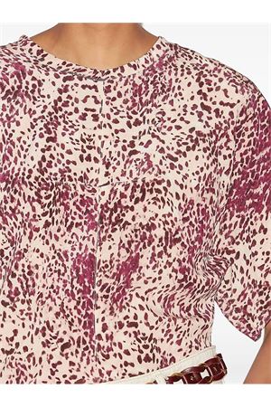Top in seta stampata Karlita ISABEL MARANT | HT0568FBC1J05IPUEC